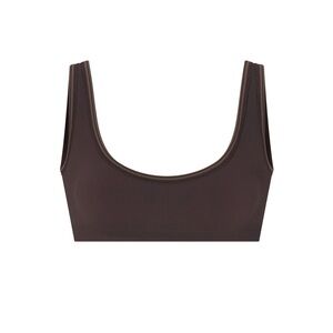 NikeSKIMS Ribbed Seamless Micro Scoop Bra | Phoenix/Truffle | Size S | NWT